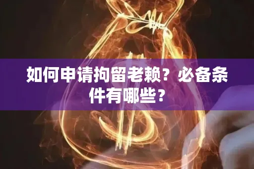 合肥如何申请拘留老赖?必备条件有哪些?